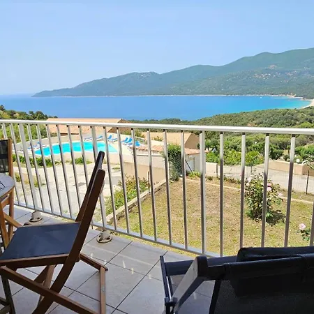 T2 Alba Rossa N 124, Chaleureux Vue Et Piscine Διαμέρισμα Serra-di-Ferro (Corsica)